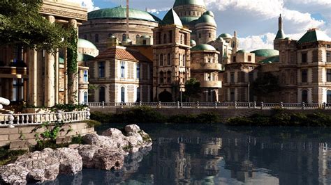 Naboo Inner City | Star wars planets, Star wars, Fantasy city