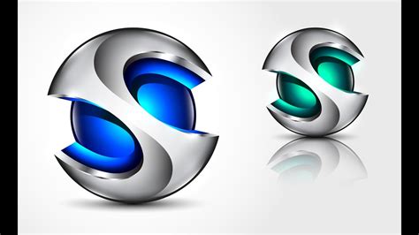 How to create 3D Logo Design in Adobe Illustrator CC | HD | S1 ReDesign - YouTube