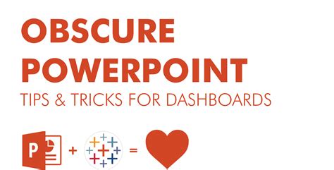 Obscure PowerPoint Tips & Tricks for Dashboards - The Flerlage Twins: Analytics, Data ...