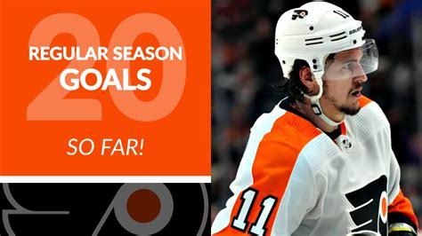 Travis Konecny's First 20 Goals of 22/23 NHL Regular Season - YouTube