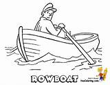 Row Boat Coloring Pages sketch template