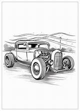 Hot Rod Coloring Pages  Color Your Dream Car – MrColoringCom sketch template