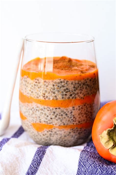 Persimmon Chia Pudding - Blissful Basil