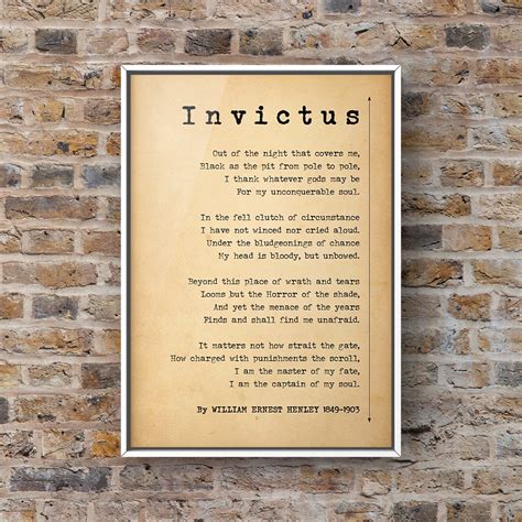 Invictus Poem Printable - Printable Word Searches