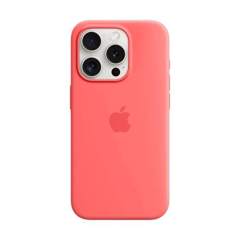 Apple iphone 15 pro max silicone case with magsafe guava – Artofit