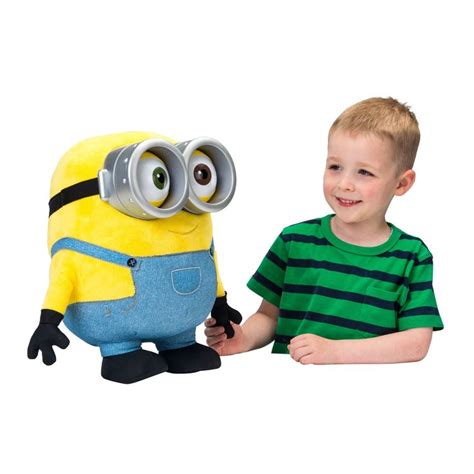 Minions 36cm Talking Minion Bob Plush :: Buy from Smyths Toys on The UK ...