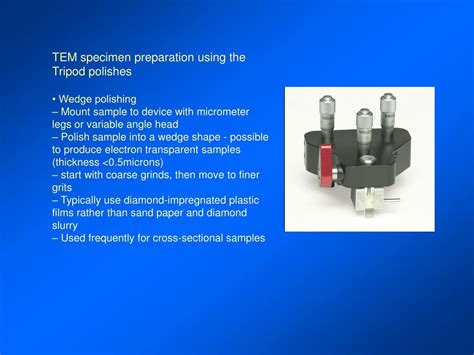 PPT - TEM Sample Preparation for Inorganic Materials PowerPoint Presentation - ID:4203708