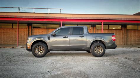 Maverick XLT on 2" Fordrangerlifts Lift Kit + VR Forged D14 Satin Bronze Wheels by Vivid Racing ...