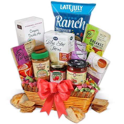 Organic Christmas Gift Basket by GourmetGiftBaskets.com