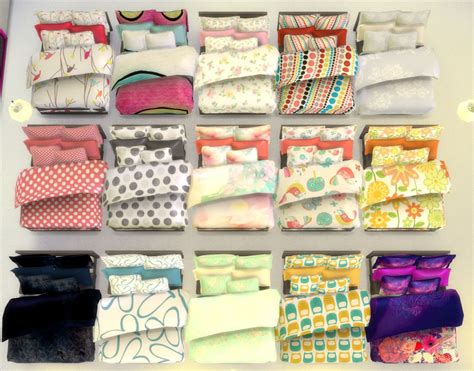 Lana Cc Finds — Selaronosims: Some Fluffy Blankets And Pillows 7B3