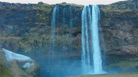 Seljalandsfoss Waterfall in Iceland - March 2023 Editorial Photography - Image of cascade ...