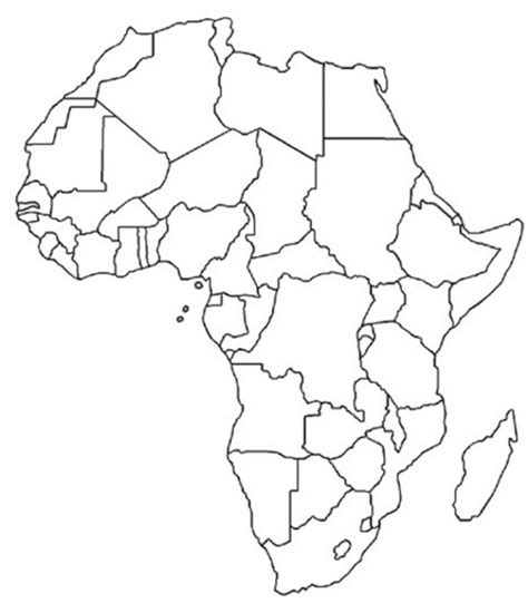 Africa Political Map Labeled