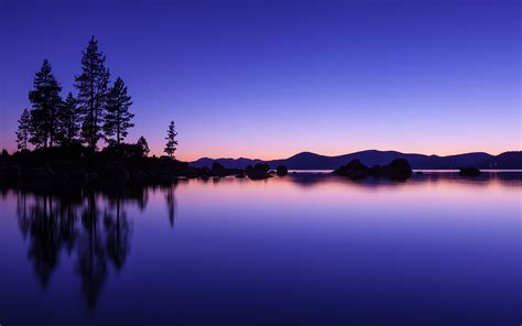 Sand Harbor Twilight by Tim Miley - Desktop Wallpaper