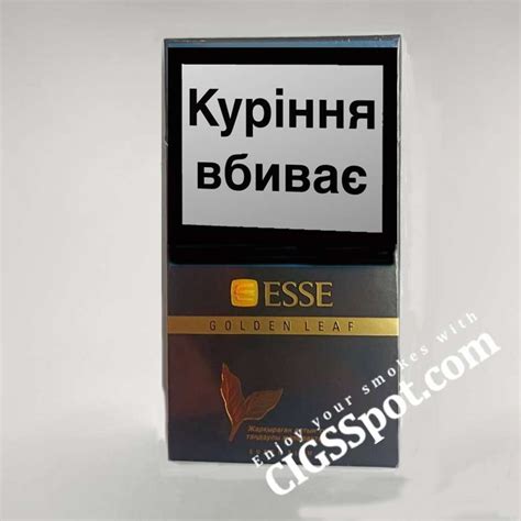 Buy ESSE Golden Leaf cigarettes online - ESSE - CigsSpot