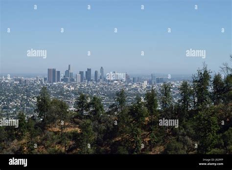 Downtown Los Angeles Skyline Stock Photo - Alamy