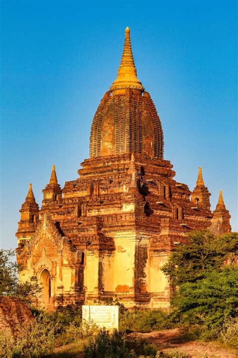 Temples of Bagan in the Mandalay Region of Burma, Myanmar Stock Image - Image of myanmar, ruin ...