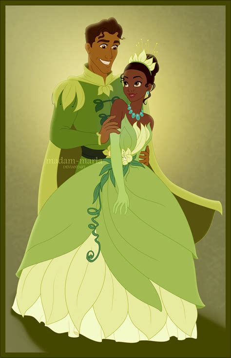 Tiana and Naveen by madam-marla on DeviantArt