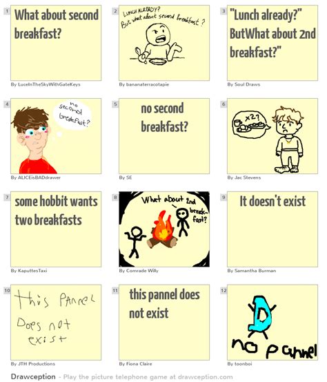 What about second breakfast? - Drawception