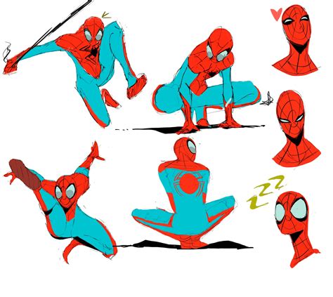 ArtStation - Spider-Man poses