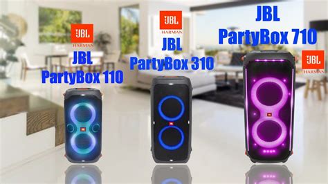 JBL Partybox 710 Vs JBL Partybox 310 Vs JBL Partybox 110