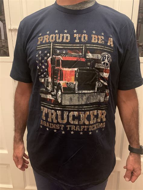 "Proud to be a Trucker Against Trafficking" T-Shirt 2019 • TRUCKERS ...