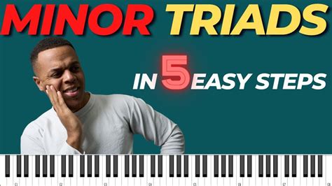 Learn Music Theory: How To Play Minor Triads in 5 Easy Steps - YouTube