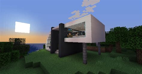 Modern House (KyloMCraft) - Blueprint & How To Build | Minecraft Ideas - GameWith