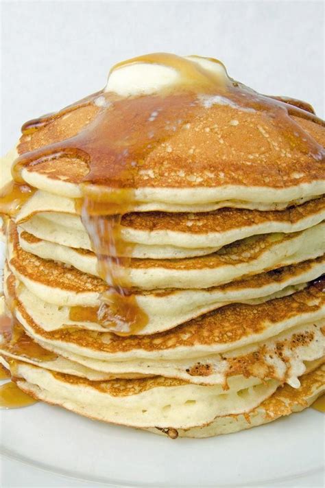 Copycat IHOP Buttermilk Pancakes Breakfast Recipe with flour, sugar ...