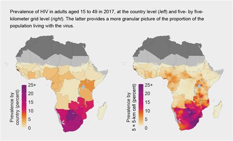 Mapping HIV Prevalence in Sub-Saharan Africa - Scientific American