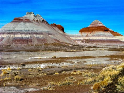 Painted desert mountains stock image. Image of arizona - 7780179