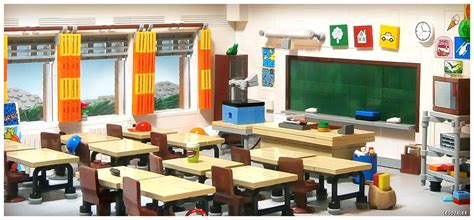 Brilliant detailed LEGO Classroom : lego