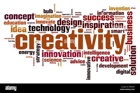 Creativity word cloud Stock Photo - Alamy