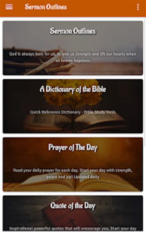 Sermon Outlines for Android - Download