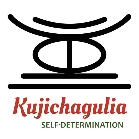 Seven principles of Kwanzaa - Day 2 - Kujichagulia - Self-Determination. Traditional symbols of ...