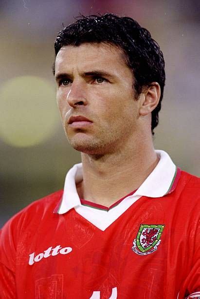 A portrait of Gary Speed of Wales during the European Championship ...