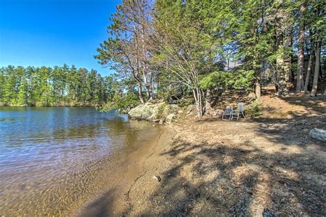 NEW! Cozy Northwood Lake Cabin on Secluded Beach! UPDATED 2021 ...