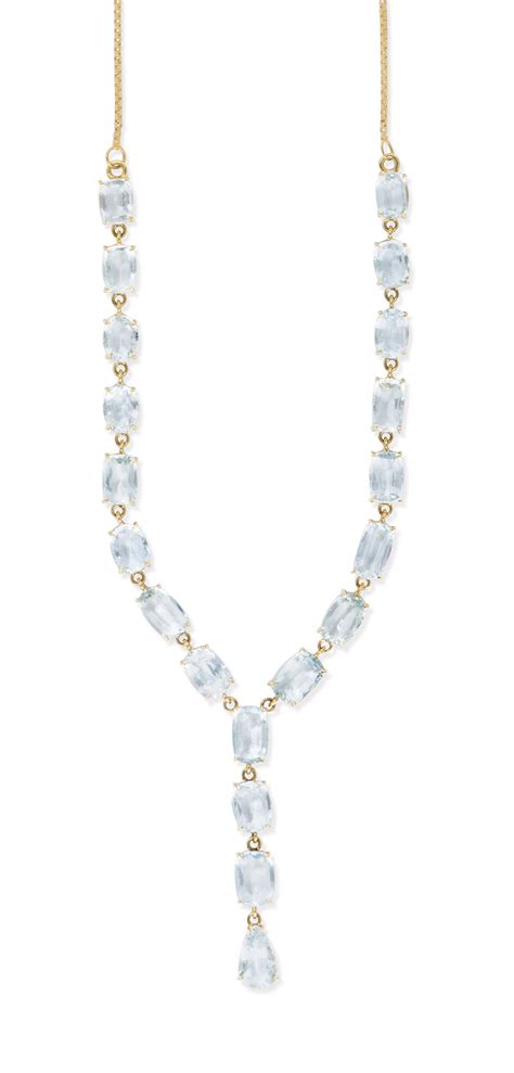 AN AQUAMARINE NECKLACE | Christie's