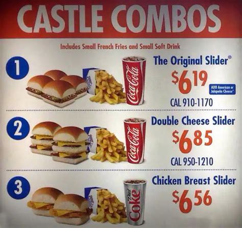 White Castle Menu, Menu for White Castle, Soundview, New York City - Urbanspoon/Zomato