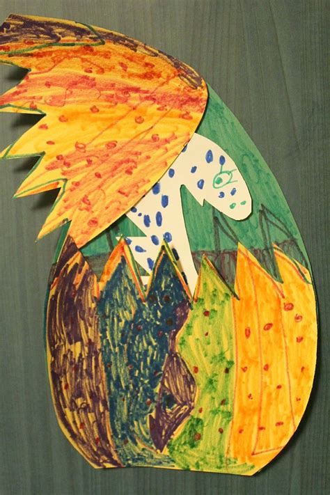 Paper Dinosaur Egg Kids Craft Tutorial