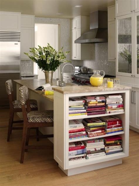 18 Practical Kitchen Island Designs With Open Shelving