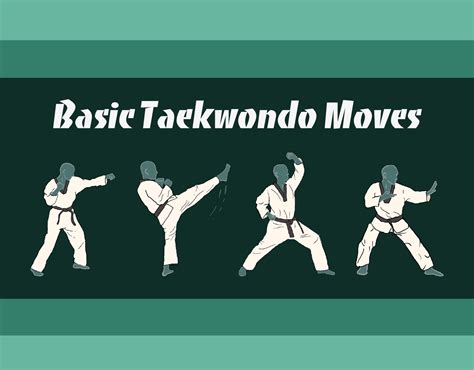 Illustrations of Basic Taekwondo Stances - WNW