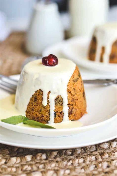 Mini Christmas Steamed Puddings - The Cooking Collective