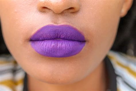 Purple Matte Lipstick Purple Waterproof Lipstick Vegan | Etsy