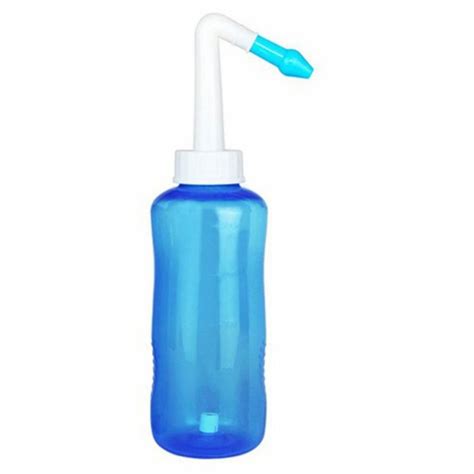 Adults Nasal Rinse Nasal Washing Device 500Ml Manual Valve Allergic Rhinitis Nasal Rinse Pot ...