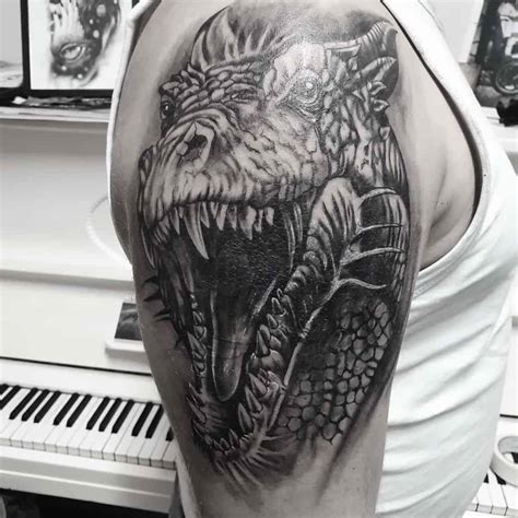 Awesome Dragon Head Tattoo Ideas