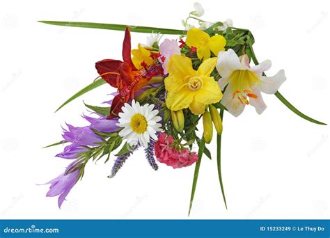 Summer Flower Bouquet stock image. Image of bouquet, lily - 15233249