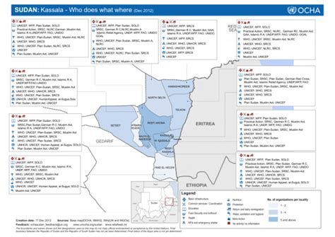 Sudan: Kassala - Who does What Where - 3W (Dec 2012) - Sudan | ReliefWeb