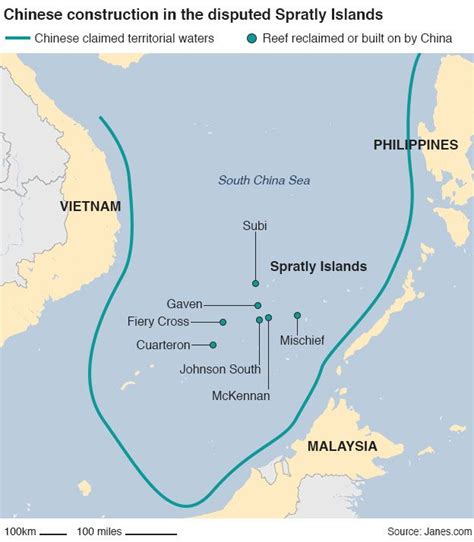 China says US warship's Spratly islands passage 'illegal' - BBC News