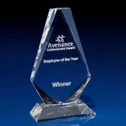 Engraved Glass Trophy at Best Price in India