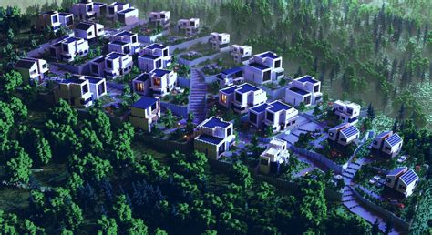 Modern Village Minecraft Map